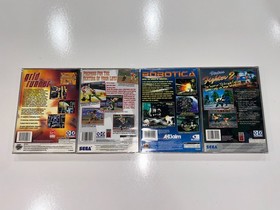 4 Sega Saturn Games (Fighting Vipers,Grid Runner,Robotica,Virtua Fighter) Lot #7