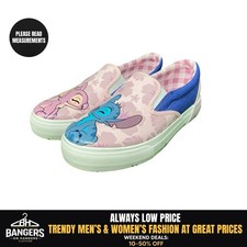 Disney Lilo and Stitch Angel Canvas Low Top Slip On Sneakers Womens Size 8 Pink