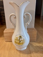 Vintage Holly Hobbie vase, To The House Of A Friend The Way Is Never Long 9 in