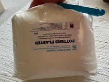 Premium White Casting Plaster 5Kg, from Bath Potters Supply, new but opened