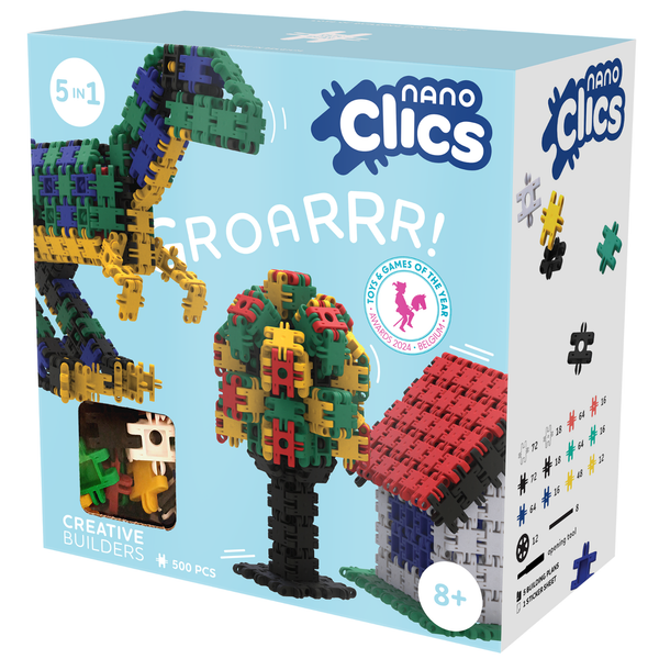 Nano Clics Creative 500 Teile Lernspielzeug Baukasten Mint Spielzeug Ab 8 Jahre-image