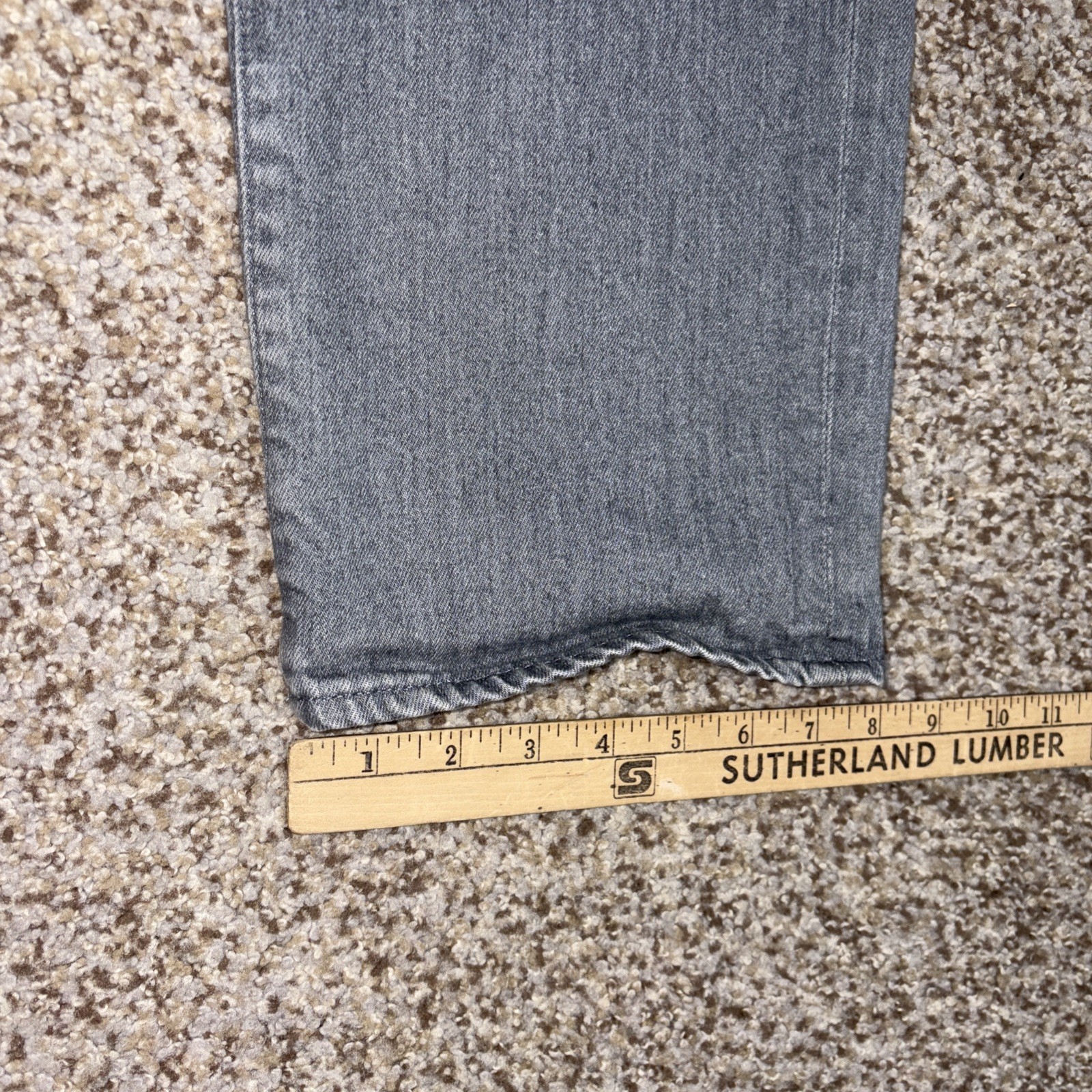 AG Jeans The Graduate Tailored Leg Pants Men 36 Gray Stretch Fits 35 X 33.5 - View 12