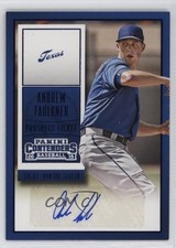 2015 Panini Contenders Prospect Ticket Blue Foil Andrew Faulkner #12 Auto 2p7