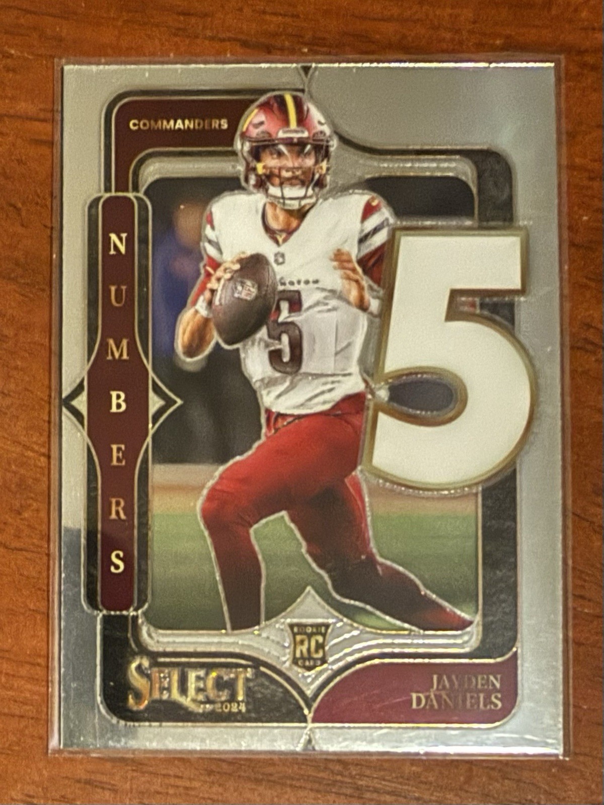 Jayden Daniels Panini Select Select Numbers #23 Base