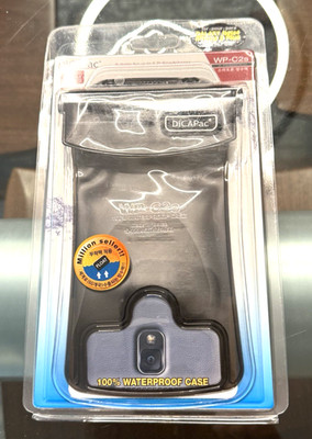 DiCAPac WP-C2''s Waterproof Case for 5.7'' Phones-New Sealed-Floating Pouch+strap