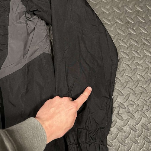 Eddie Bauer Rain Jacket Mens XL WeatherEdge Black Coat Windbreaker Waterproof - Picture 4 of 20