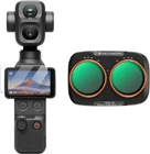 K&F CONCEPT CPL + Black Diffusion 1/4 + ND2-32 Filter for DJI Osmo Pocket 4P