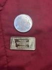 Hamilton Mint 1 oz Silver Bar & Apmex Buffalo 1 oz Silver Round .999 Fine Silver