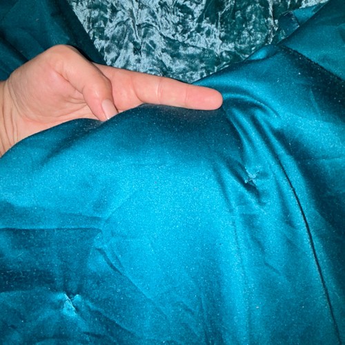 Velvet Comforter full queen Blue turquoise Boho OPAL HOUSE - Picture 5 of 7