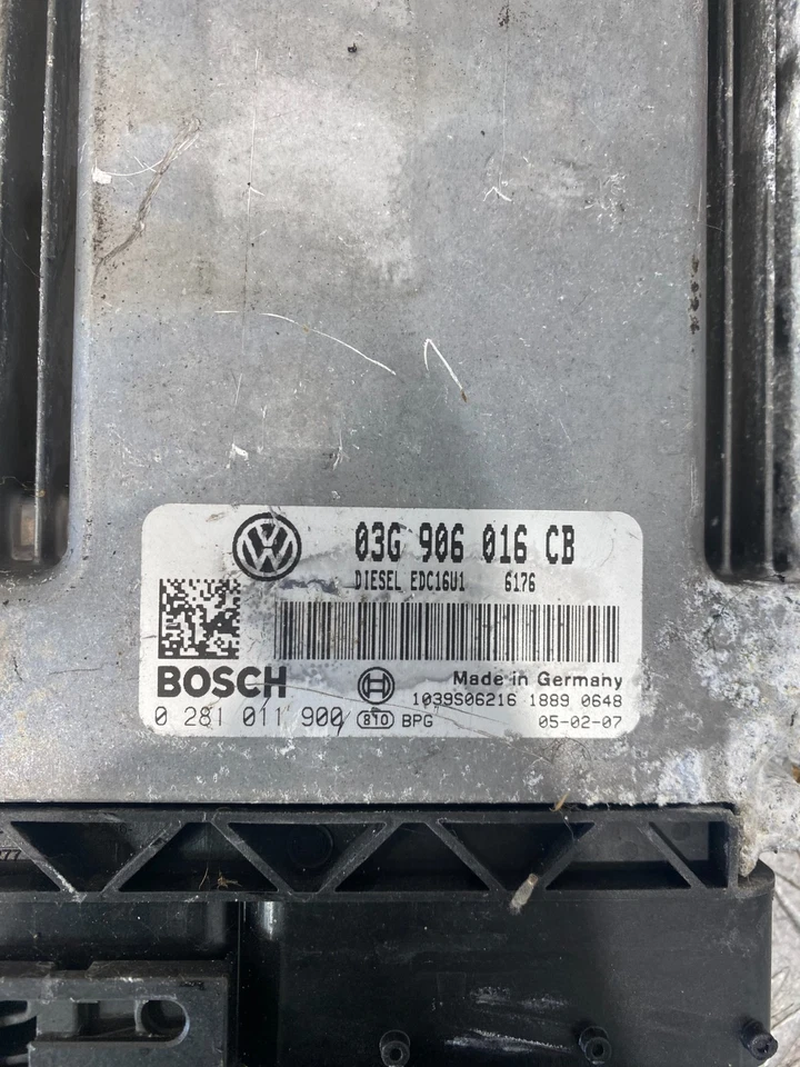 2005 VOLKSWAGEN GOLF 1,9 БЛОК УПРАВЛЕНИЯ ДВИГАТЕЛЕМ ECU 03G906016CB #10 - Изображение 2 из 3