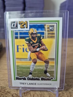 2021 Panini Chronicles Draft Picks Donruss Trey Lance RC North Dakota Bison #34
