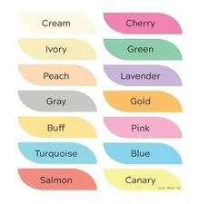 Colored Copy Paper, 20LB 8.5 X 11, 500 Sheets Per Ream (SALMON)