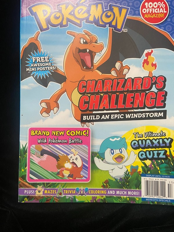 100% Official Magazine Pokémon  Charizard's Challenge Build An Epic Windstorm 