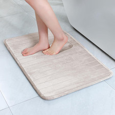 Bathroom Rugs Thick Memory Foam Bath Mat - Non-Slip, Quick Dry, Absorbent Washab