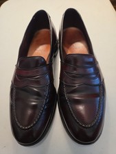 Allen Edmonds Randolph Burgundy Oxblood Cordovan Penny Loafers 9.5 C Allen Edmonds Shell Cordovan Randolph Burgundy Penny Loafers  main image 3