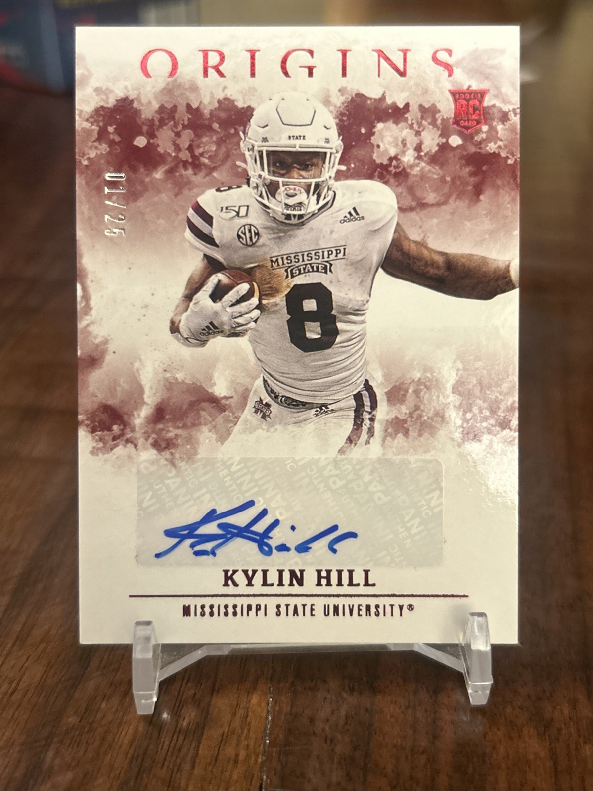 Kylin Hill Panini Chronicles Draft Picks Origins Rookie Autographs #KYH Base