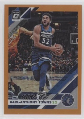 2019-20 Panini Donruss Optic Orange Prizm 80/199 Karl-Anthony Towns #131 1u6