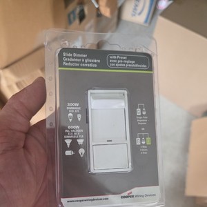 NEW Cooper SAL06P-LA-K Slide Dimmer with Preset **SALE**