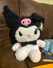 Sanrio Kuromi Plush Stuffed Animal Black White Pink Plush Toy