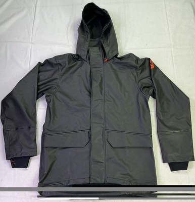 Helly Hansen Workwear Men's Storm Rain Jacket-Black-Size: S