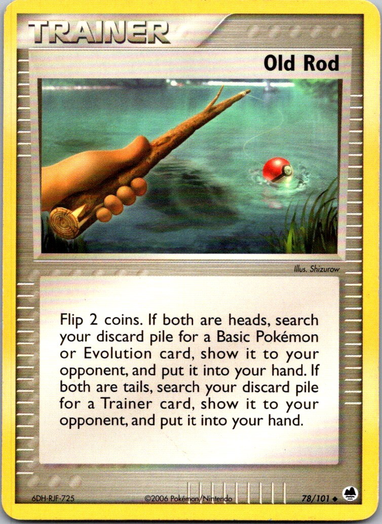 Old Rod 78/101 Dragon Frontiers Uncommon LP