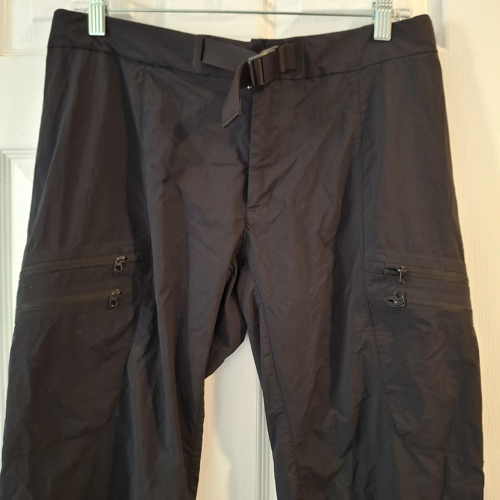 Arc'teryx Palisade Wms Black Athletic Belted Nylon Hiking Pants Sz 10 Gorpcore  thumbnail 2