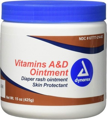Dynarex Vitamins A & D Ointment, Ointment with Vitamin  5 oz Jar