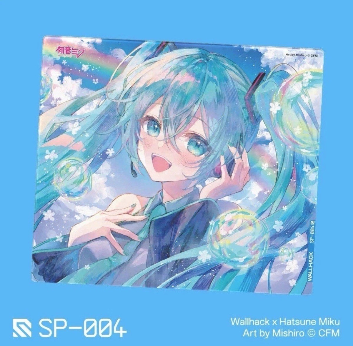 マウス・トラックボール Wallhack SP-004 hatsune miku Wallhack SkyPAD SP-004 Hatsune Miku gaming mouse pad Glass