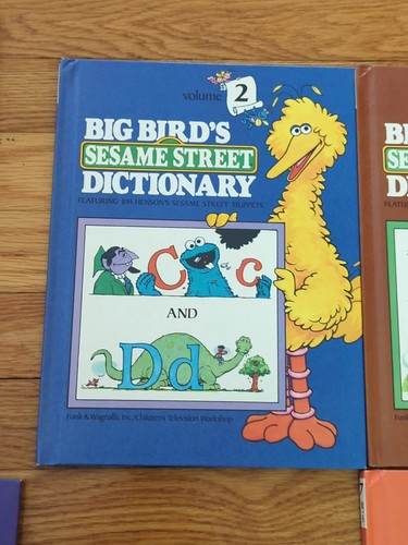 VTG COMPLETE Big Bird's Sesame Street Dictionary Set Vol. 1-8 - Picture 7 of 24