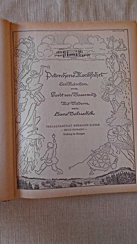 altes Bilderbuch Peterchens Mondfahrt Ein Märchen von Gerdt von Bassewitz Bilder - Bild 2 von 8