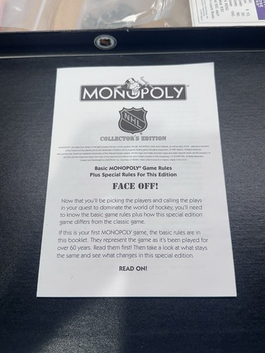 Vintage Monopoly NHL Collector's Edition (1999, Parker Brothers) Complete Set - Picture 19 of 19
