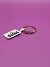 White Diamond Accent 14K Yellow Gold Over Sterling Silver Ring Sz 9 - BNIB