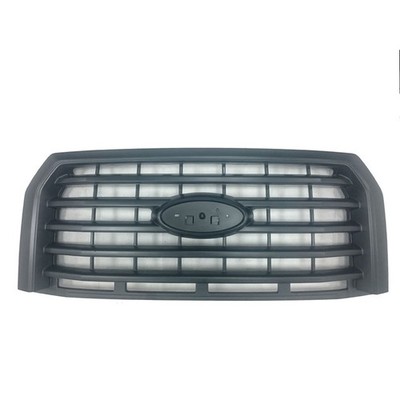 New CAPA Black Front Grille FL3Z8200VPTM One Piece
