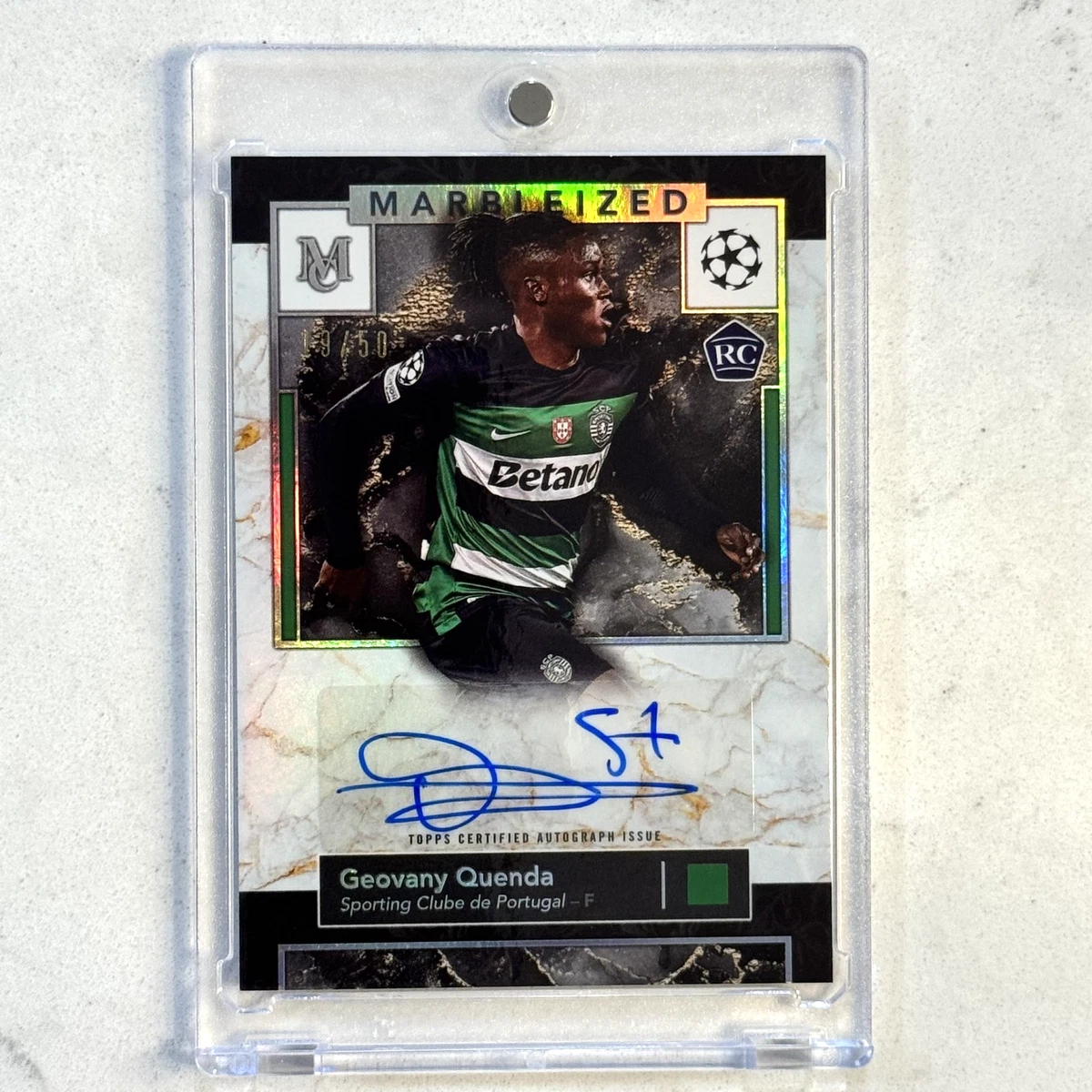 その他 Topps auto Portugal ex Portugal RC Soccer Portugal Autographed Sports Trading Cards & Accessories for