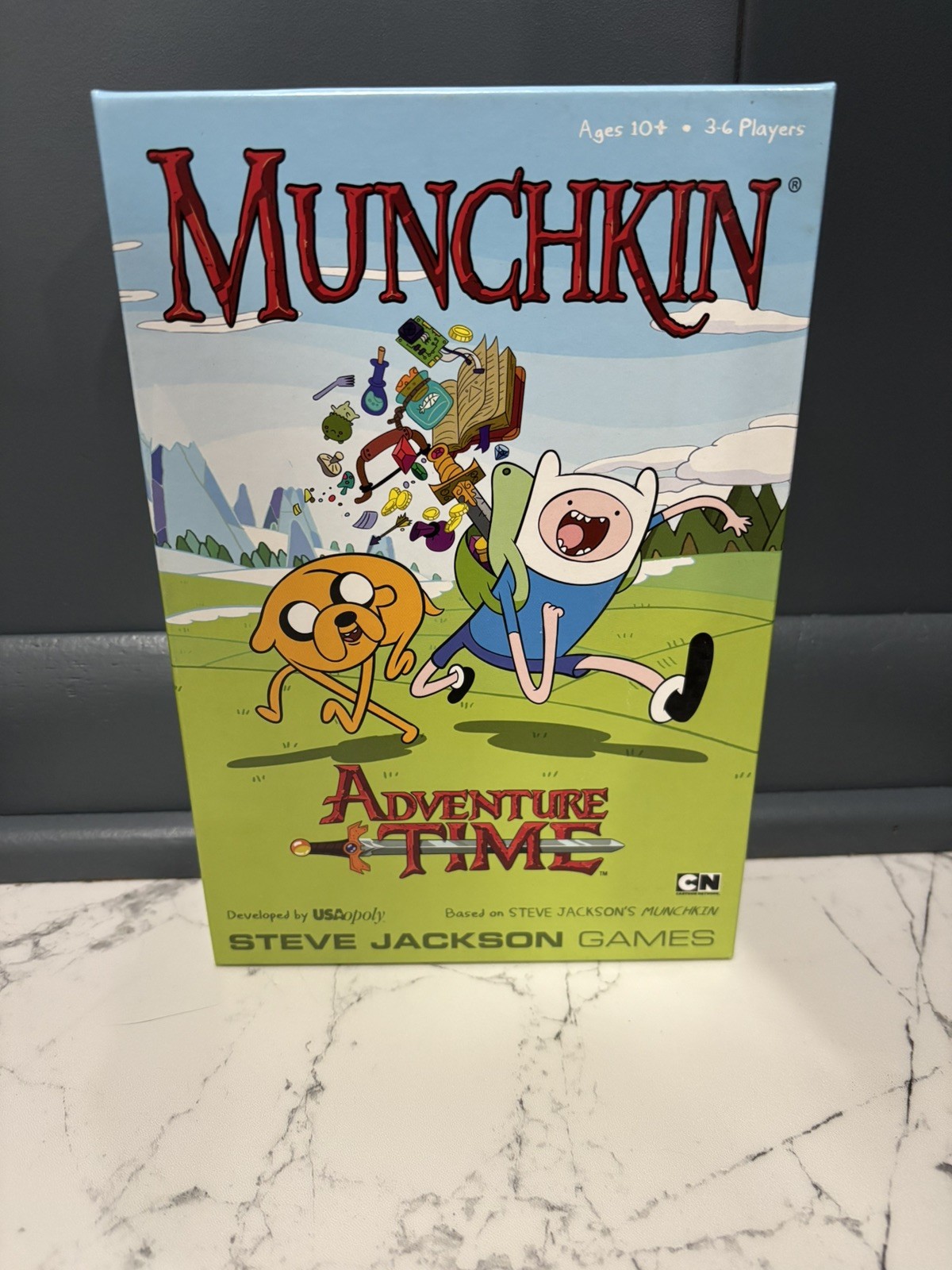 Adventure Time Munchkin 2014 Card Game Out of Print USAopoly Complete