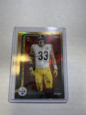 2025 Topps Chrome Jack Sawyer Red Etch /5 SSP Pittsburgh Steelers #357