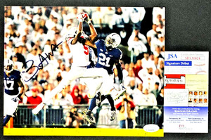 BINJIMEN VICTOR SIGNED 8X10 PHOTO - (JSA W/Card) NCAA Ohio State Buckeyes