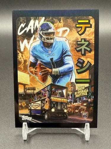 CAM WARD - 2025 Topps Chrome KAIJU Rookie RC KAI-8 Tennessee Titans SSP ð¥