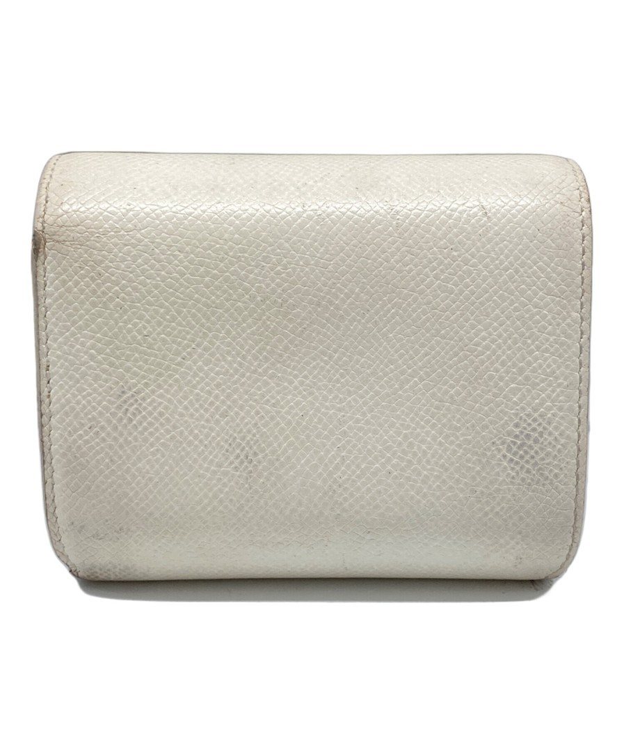 BALENCIAGA BB Metal Logo Bi-fold Wallet Authentic Women 7276 thumbnail 2