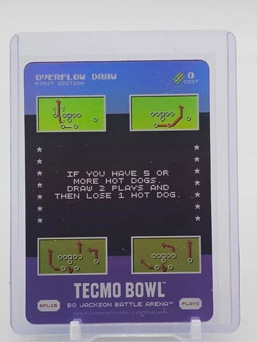 OVERFLOW DRAW 2026 BO JACKSON BATTLE ARENA BONUS PLAYS FIRST EDITION Q3391
