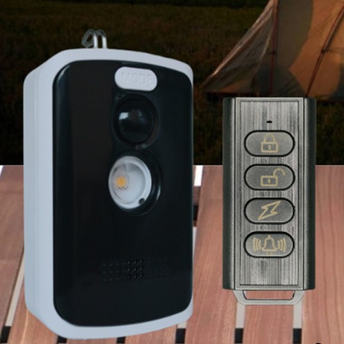 4.5V CAMPING ALARME Alarme De Déclenchement Périmètre Alarme De Voyage Noir EUR 12,78 - FR