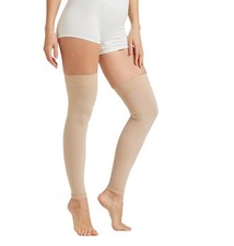 20-30 mmHg Compression Stockings for Women  Men, Thigh High Footless Medical...