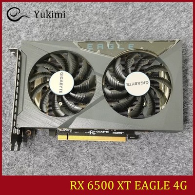 FOR GIGABYTE RX 6500 XT EAGLE 4G GDDR6 64 bit 18000 MHz Video Graphics Card