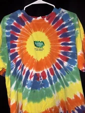 Official Tie Dye Rainforest Cafe MGM Grand Las Vegas T Shirt Size XL