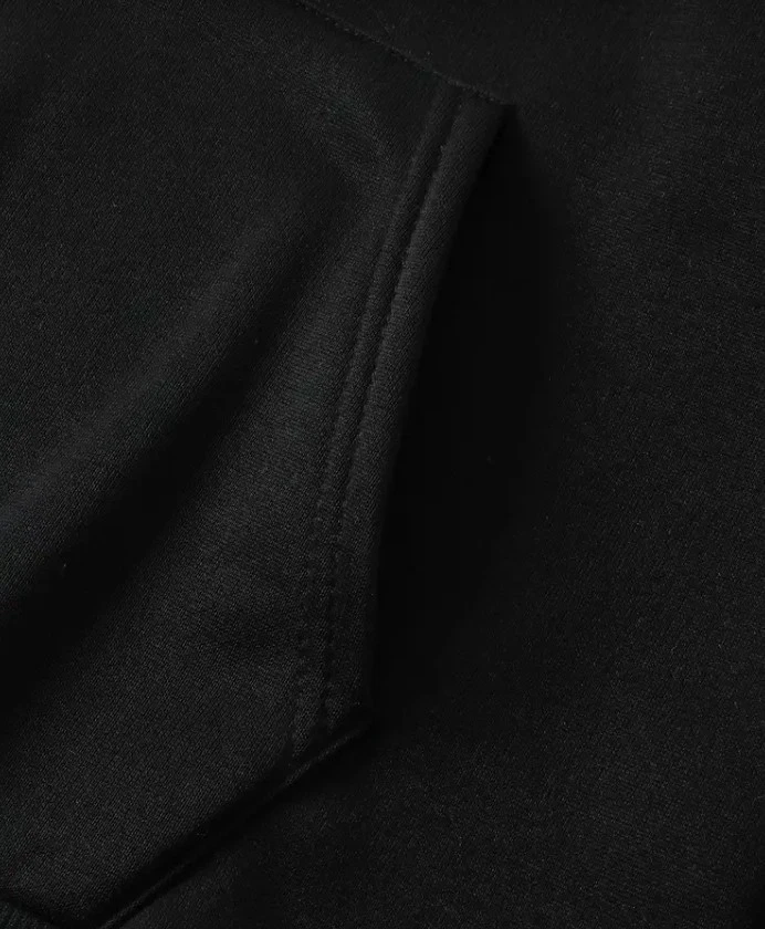 OFF WHITE felpe con cappuccio luna scuro casual bianco e nero sporco inverno autunno