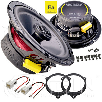 GROUND ZERO LAUTSPRECHER für NISSAN NV400 Facelift 2010-2014 Front Tür 165 #BXR6