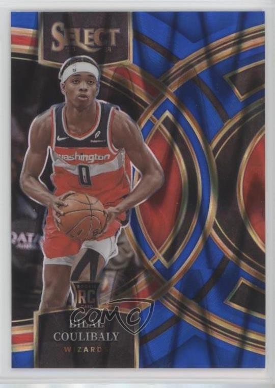 2023 Panini Select Blue Tectonic Prizm 52/99 Bilal Coulibaly #131 Rookie RC o8g