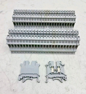 50 Pack Phoenix Contact UK5N Feed Through Terminal Block 3004362 Used