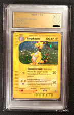 Pokemon Ampharos 2003 GSG Grading 9 Aquapolis H1 / H32 perfect Swirl Mint NO PSA