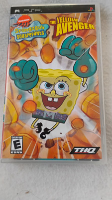 Sony PSP game The Yellow Avenger Sponge Bob Complete